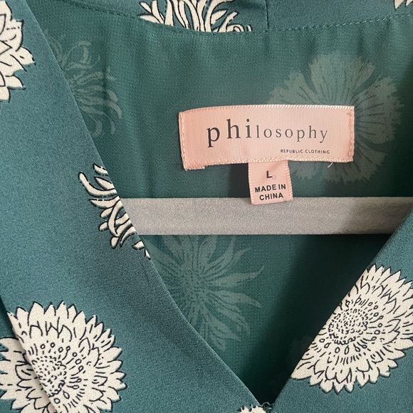 EUC Philosophy sleeveless dress- size L - Picture 2 of 4